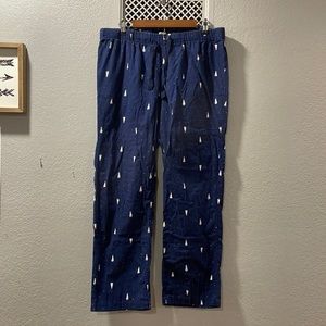 J. Crew women’s winter pajama pants, size large